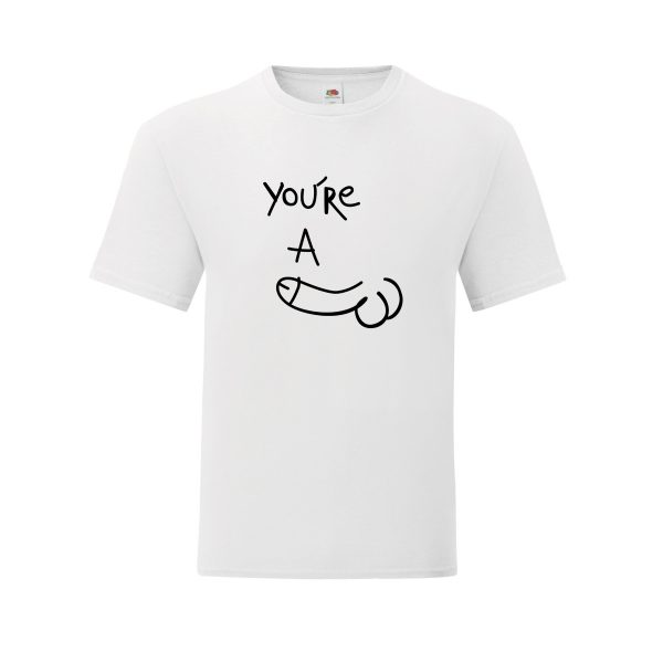 you´re a penis - white