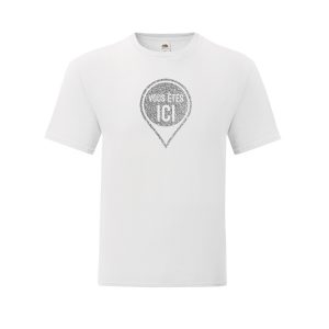 VOUS ETES ICI (white silver)